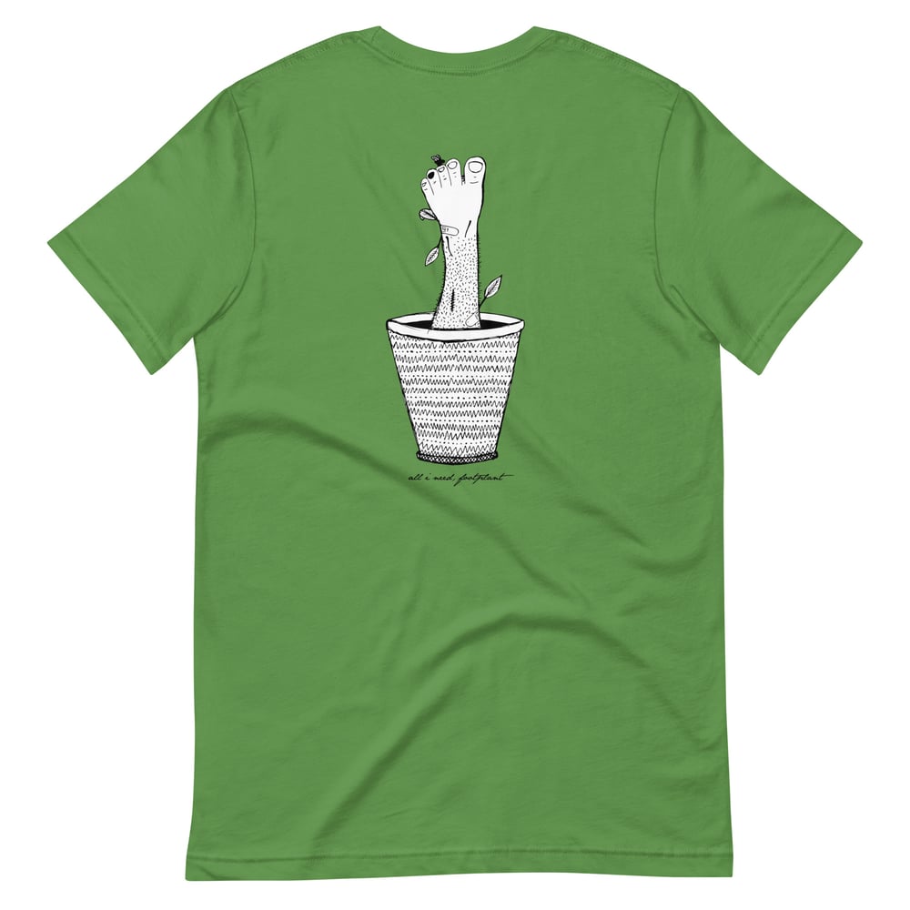 Foot plant Unisex t-shirt