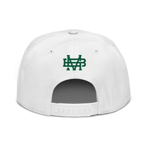 Image of MB Stacked Logo Brothers White Snapback Hat