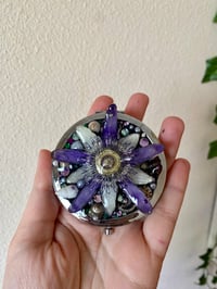 Image 2 of 🍃💜Passiflora Pocket Mirror💜🍃