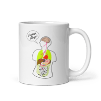 Image 1 of “Vagus, Baby!” white glossy mug