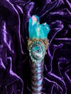 Aqua Blue Aura Quartz - Ritual Rattler