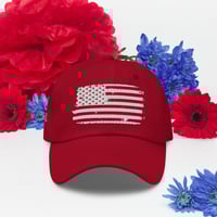 Image 4 of Flag F PTSD 988 Dad hat