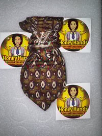 Image 1 of Custom Necktie Short LV Brown