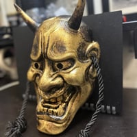 Image 3 of CUSTOM MASK - Hannya - Gold Leaf