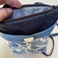Image 3 of Demin Blue Zippertop Carry Case