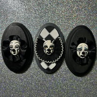 Image 1 of Monochromatic Clowns (wall plaques)