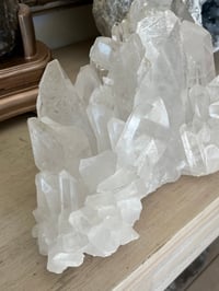Image 7 of Large Clear Quartz Points Cluster Statement Piece #2132