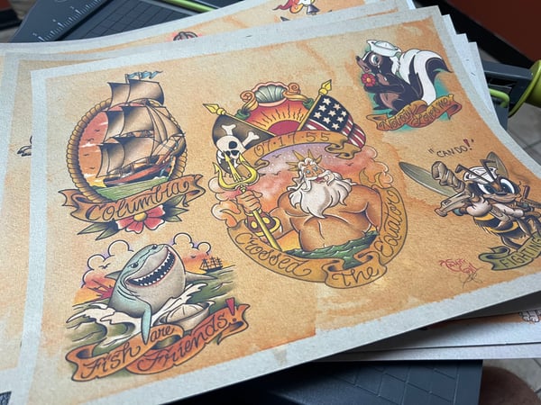 Image of 16 Sheets Traditional Disney Inspired Flash A (Standard Card Stock)