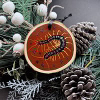 Image 3 of Bug Hand-Painted Wood Ornaments