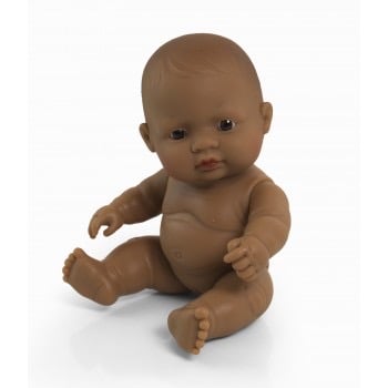 Image of Miniland Doll - Baby Latin American Girl, 21cm (undressed)