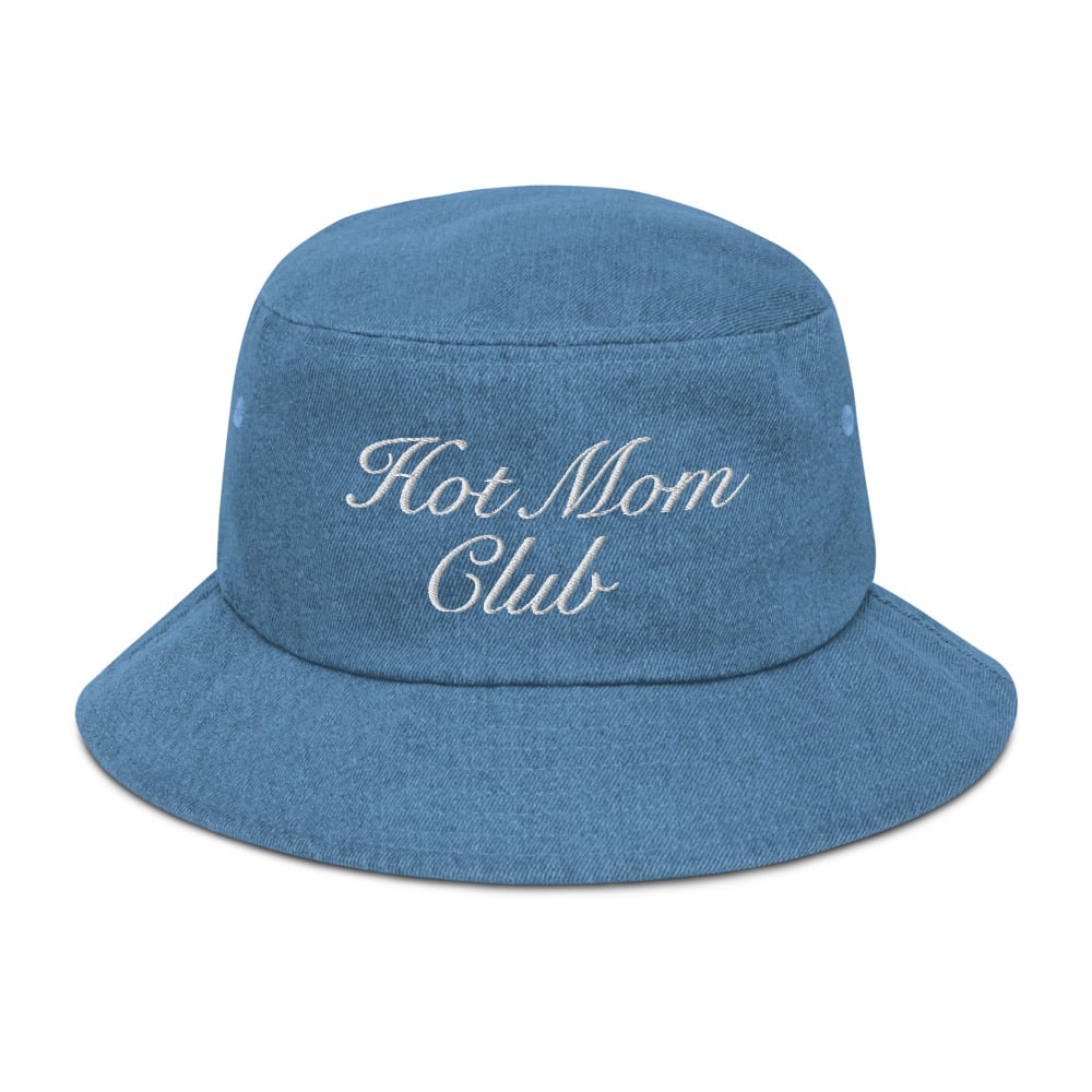 Image of HOT MOM CLUB DENIM BUCKET HAT
