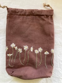 Image 1 of Project bag - daisies
