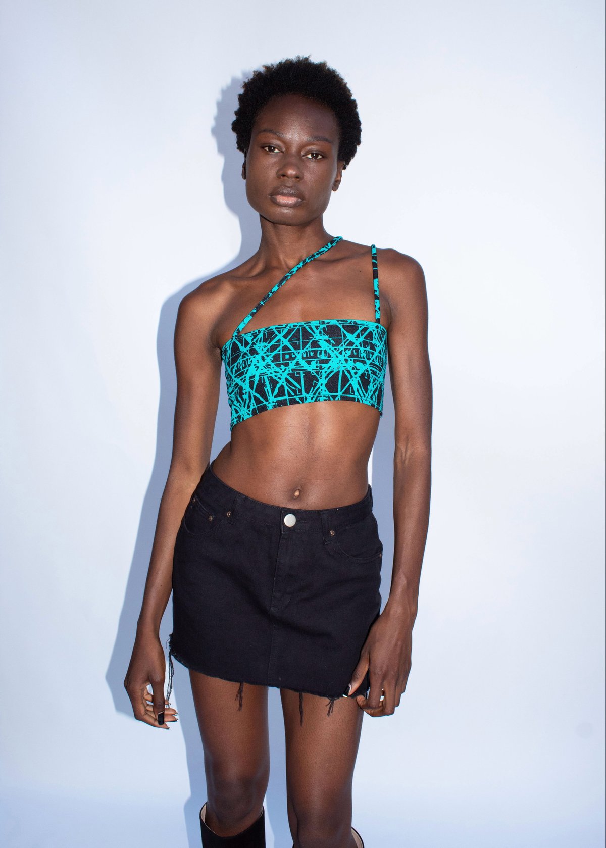 Image of Thella Top in Electric Blue