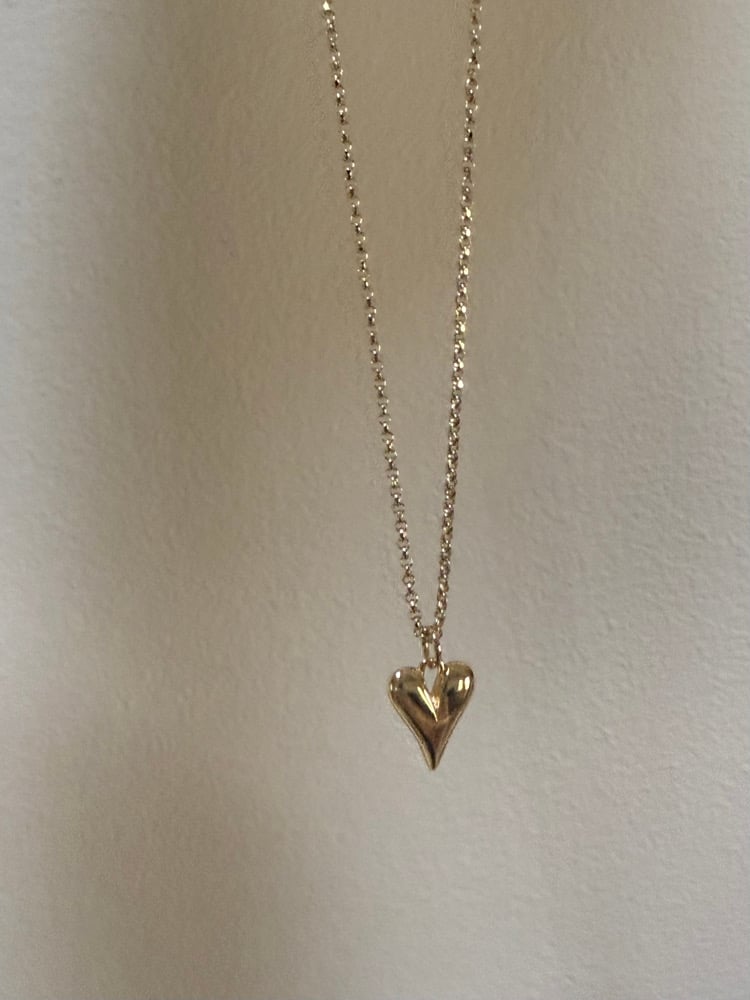 Image of Little heart charm necklace 