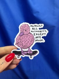 Against Authority Sticker