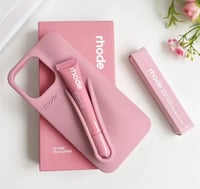 Ribbon iPhone case with lipstick