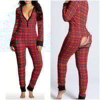 Image 2 of Plaid Onesie 