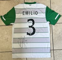 Signed Emilio Izaguirre Celtic FC Shirt