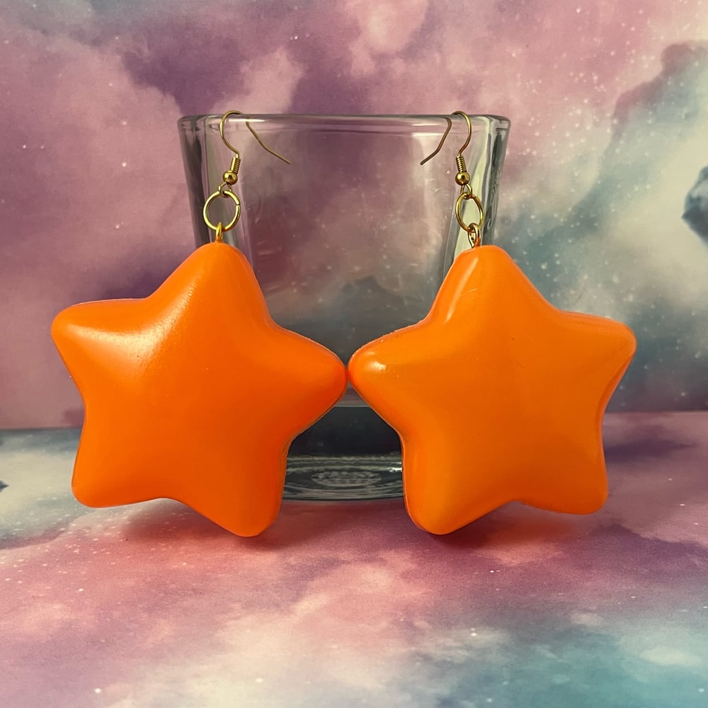 Image of Ball Pit Star Kandi Earrings
