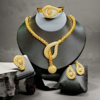Image 4 of Radiant Sparkle Rhinestone Jewelry Set