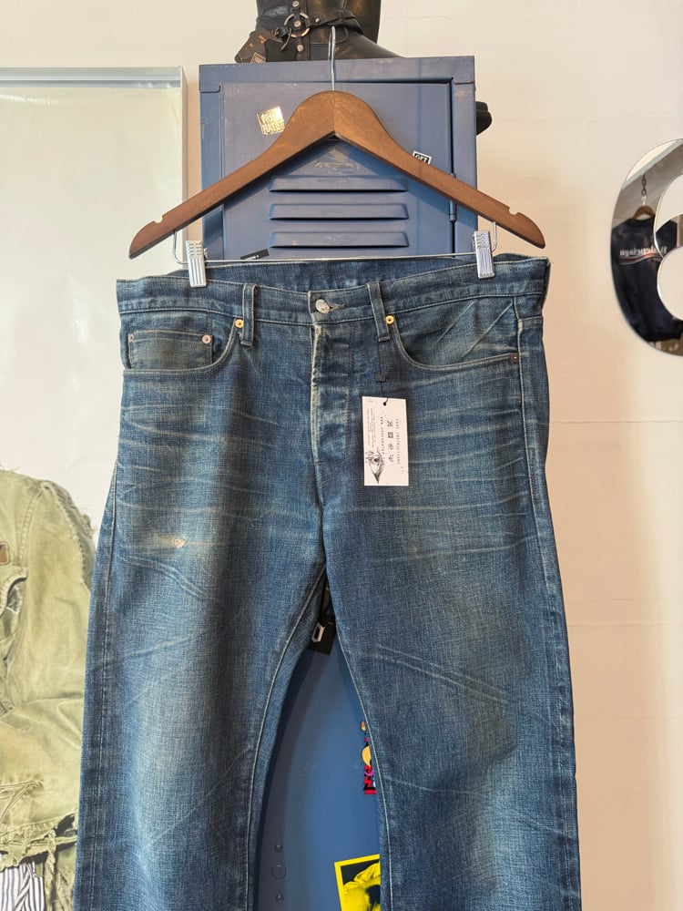 Image of Helmut Lang Selvedge Blue Denim