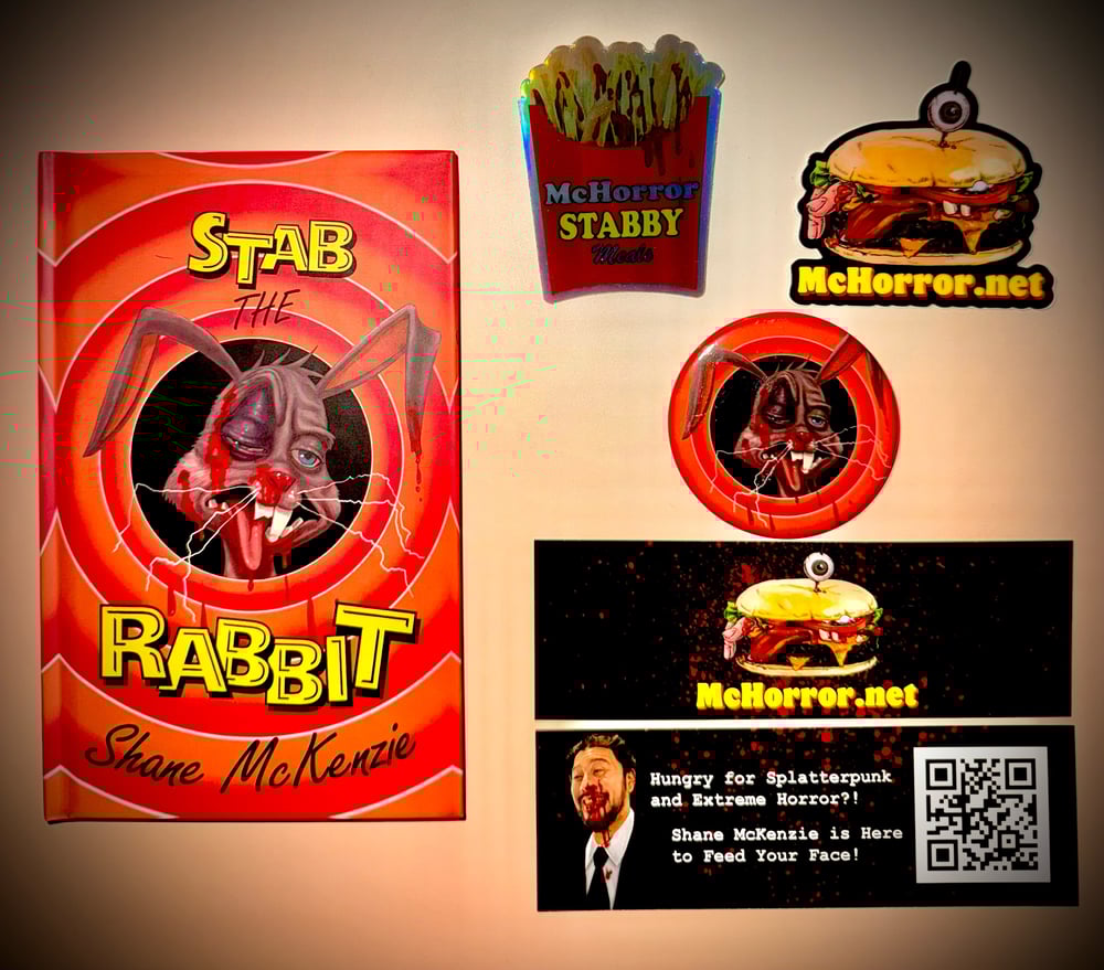 Image of STAB THE RABBIT - LIMITED EDITION HARDCOVER POCKET BOOK BUNDLE - LIMITED TO 50