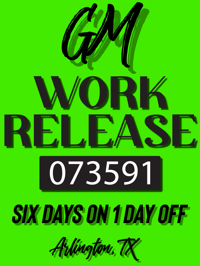 Image 3 of GM Work Release 