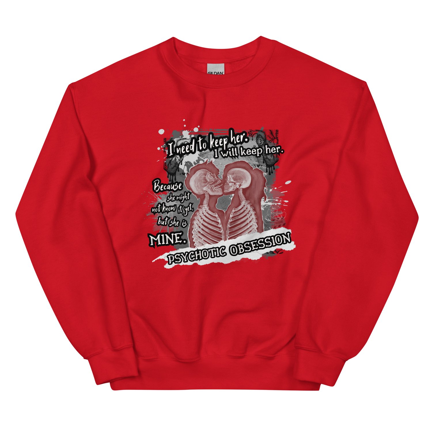 Image of Officially licensed Leigh Rivers Psychotic obsession Tobias & Aria Unisex Sweatshirt