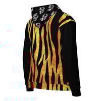 Image 3 of GOLD/BLK ZIP UP