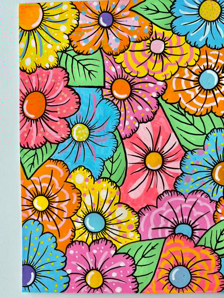 Image of Flower Power on paper