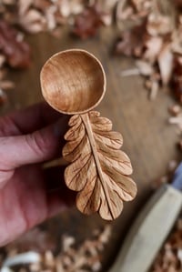 Image 7 of Oak Leaf~   Coffee Scoop 
