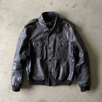 Image 1 of LEATHER UTILITY JACKET
