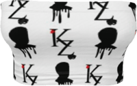 Image 2 of Kreate Now + Die Later Bandeau tops 