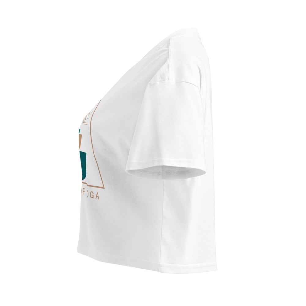 Women’s crop top - Shapes of Yoga