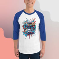 3/4 sleeve raglan shirt