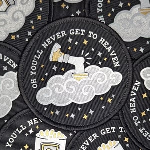 Image of Never get to Heaven (Beans / Biscuits / Boy Scouts) - campfire songbook patch