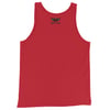 Red and Black Logo Unisex Tank Top