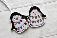 Image 1 of Fairy Lights Penguin Decoration 