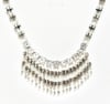Glass and Steel Fuses Necklace