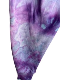 Image 14 of L Ladies/Junior's Sweatsuit Set in Purple Haze Ice Dye