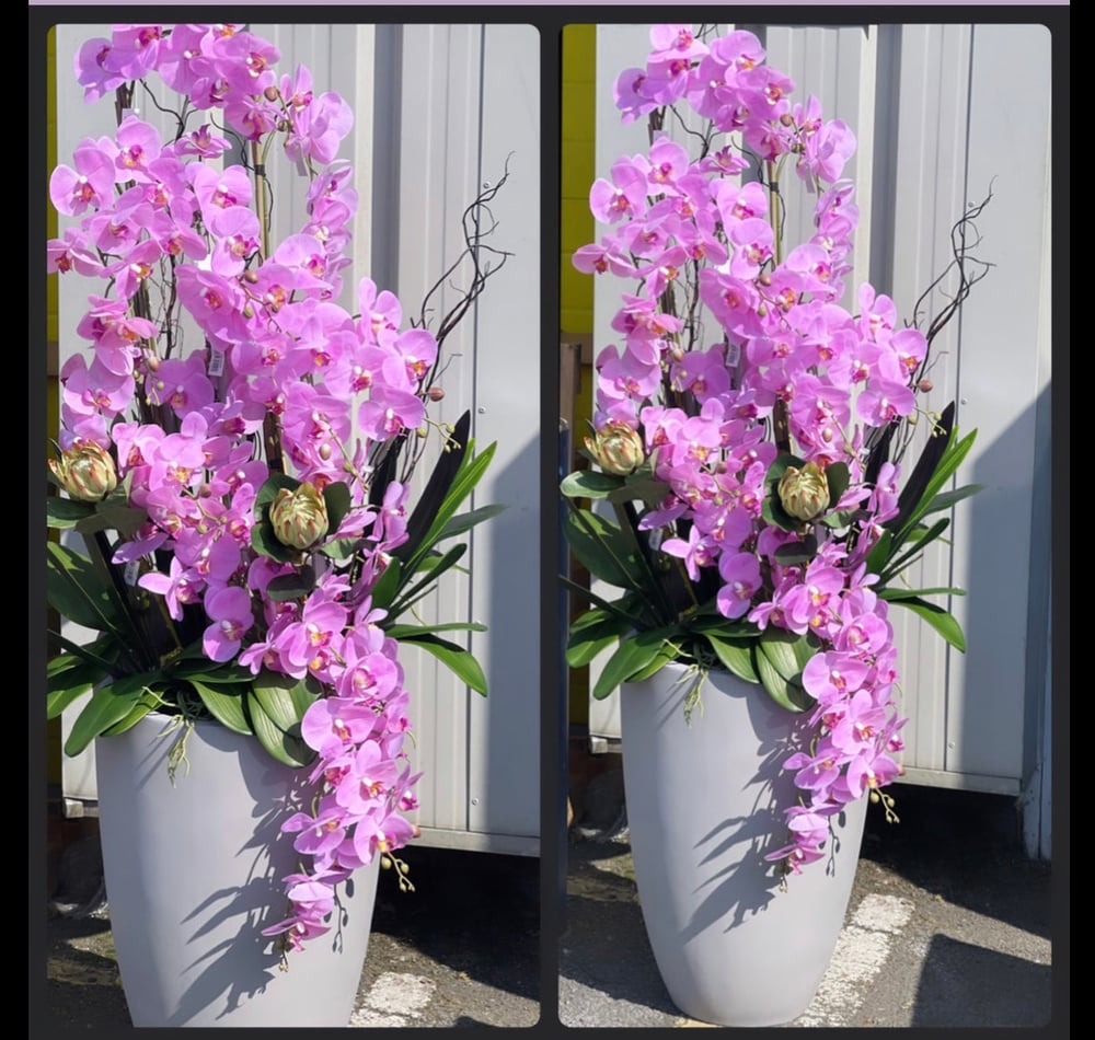 Image of Lux Delux Floor Standing Orchid