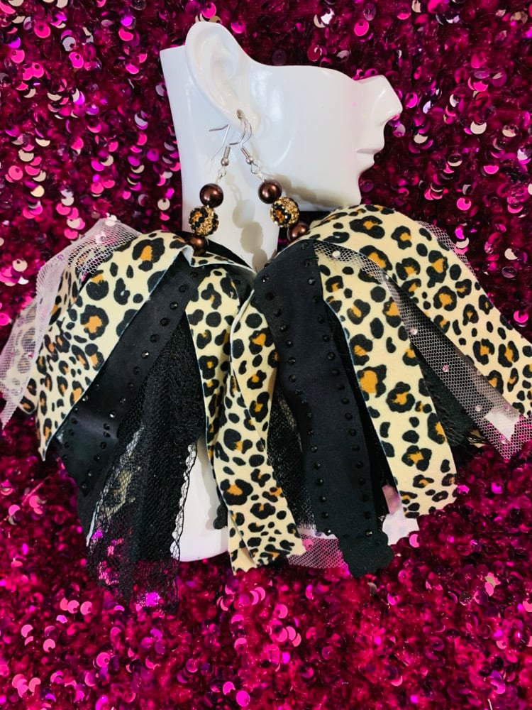 Image of leopard Earrings