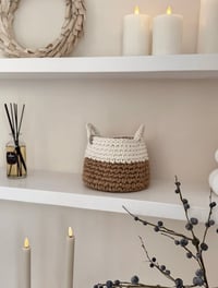 Image 2 of Jute and Cotton Chunky Basket