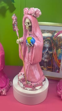 Image 5 of Pink Santa Muerte: Love’s Reflection