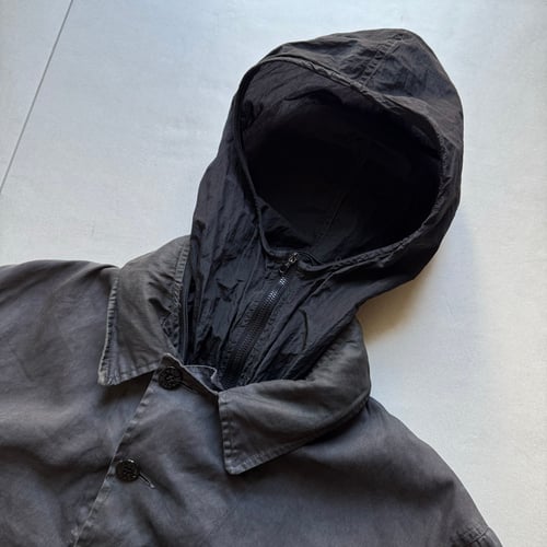 Image of SS 2005 Stone Island Nylon Hooded Jacket, Size Large