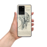 Image 12 of Antique Anatomical Illustration Veins of the Human Head Clear Case for Samsung®