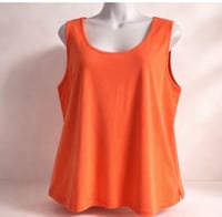 Image 2 of New 3X Lands End Sleeveless Top #879*8