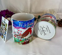 Image 6 of Christmas Robin Ceramic Mugs