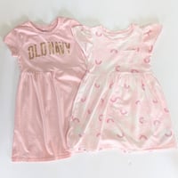 Image 1 of Old Navy/GAP Toddler Girls Short Sleeves Cotton Dress Bundle