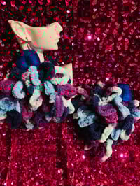 Royal Blue Galaxy Earrings 